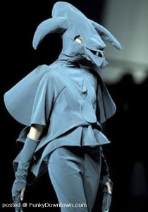 Not sure what that's really supposed to be specifically. But I know it has absolutely no place in a fashion show. Not sure about Halloween.