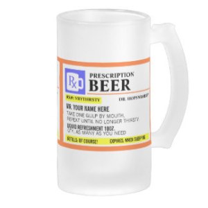 I posted a similar one for my post on mugs but it was for coffee. But I'm sure anyone who drinks out of this is bound to be drunk off their ass. I wonder if I should get this for my Uncle Frank who's a doctor. Then again, I gave him a Steeler mug last year.