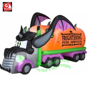 Of course, the most frightening thing about this service is the cost and excise tax. Still, seems to be a Halloween knock off from Cars. Like the dragon fixture on this 18 wheeler.