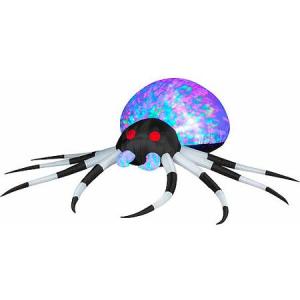 Now this spider's but is about as illuminating as a disco ball. Yeah, more suitable for a rave. Hope its web has glittering lights.