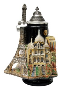 Had this been in Midnight in Paris, the movie would've been way tackier than I remember it. Still, don't really think of beer steins when I think of Paris. Or France in that matter.