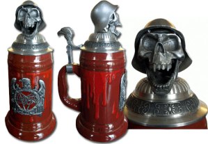 Now even metal fans can enjoy Ocktoberfest in their own special way. Of course, there is a skull stein on this post if they have other ideas.