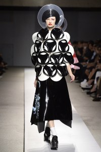 Seems like someone's idea for a tribute to auto safety. Still, one steering wheel would've done fine.