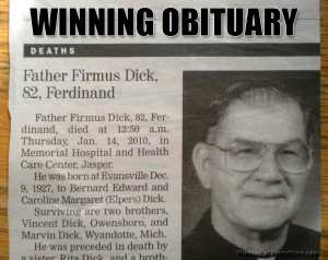  I'd expect a guy with that name to at least be a guy who does porno movies. Not a priest. Seriously, that name is just a really terrible name for a priest. Or for anybody.