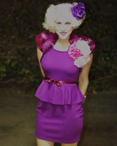 Now this is another incarnation of Effie Trinket. But your grandparents might think it's the 1930s platinum blond bombshell who died at 26.