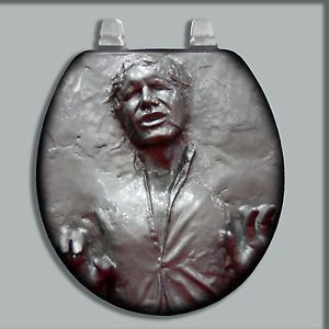I see a lot of Han Solo in carbonite stuff all the time. But this has to be the most ridiculous by far. Seriously, why would anyone want to sit on that thing?