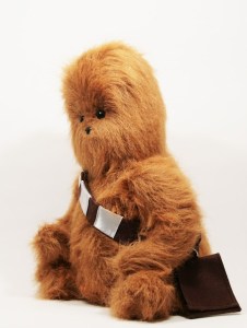 I think this was inspired by Wookiee the Chew which is a mashup of Star Wars and Winnie the Pooh. Still, this is adorable but he'd rip your arm out of your socket if he loses a chess game.