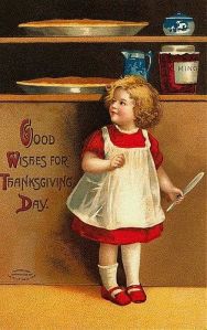 I don't know about you. But I sure as hell wouldn't trust this little girl with a knife if I were you. Seems like she's planning to kill somebody with it.