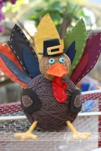 Now this is a cute turkey. But it seems to have weird blue eyes that makes it look dazed for some reason.