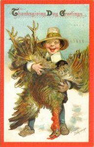 Is it just me or is this kid a little way too excited about killing a turkey? Not sure if he's feeling pride or an inordinate amount of bloodlust.