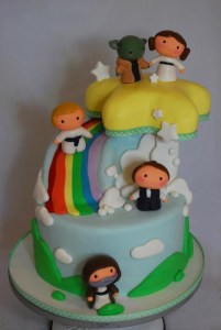 Sure it might be a cake for very young children or girls. Still, it's so adorable if you ask me.