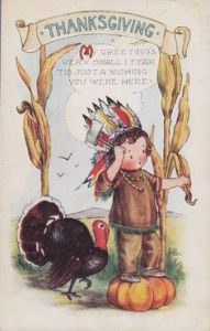 Yeah, because if anything pisses Native Americans off, it's white people wearing Indian costumes. And I'm sure that kid's not wearing an Algonquin costume.