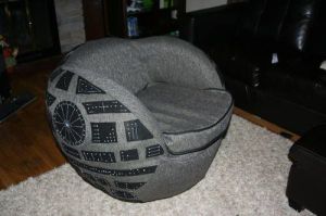 Yes, I know it resembles a space station capable of blowing up an entire planet. But it looks so comfy to sit on.