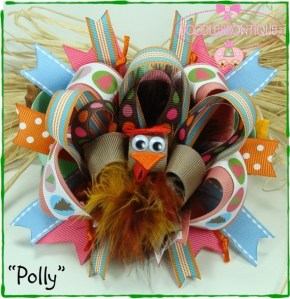 Now this one has all kinds of ribbons with all kinds of colors from pink to blue. Still, it's quite cure.