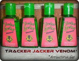 To be fair, this is soap. But still, tracker jacker venom was what the Capitol used to hijack Peeta's mind so they could use him to kill Katniss. Think about it.