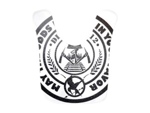 Does anyone think the notion of Hunger Games baby stuff is disturbing? Seriously, the best thing I can say about this that it's from District 12.