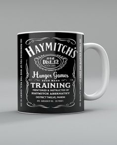 Yes, it's made to look like a Jack Daniels label. And we all know Haymitch is District 12's town drunk. But still, his alcoholism is nothing to joke about after all he's been through.