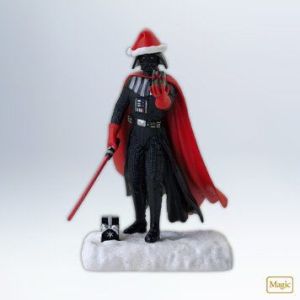 Apparently, Lord Vader finds your lack of Christmas cheer disturbing. Of course, he should give it a break since it's November for Christ's sake.
