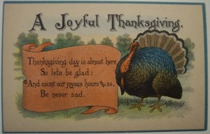 Yes, the turkey is a Thanksgiving mascot. But you know why? Because we eat them. Kind of disturbing if you think about it.