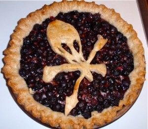 Yeah, I know this is a blueberry pie. But still, nightlock is deadly poisonous that Katniss and Peeta threatened to kill themselves with it. Think about it.