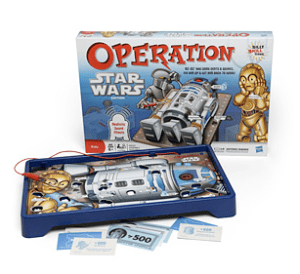 You know because R2-D2 tends to be a stubborn little droid that has all kinds of shit happen to him. Yeah, saving everyone's ass is bound to get you busted a few times.