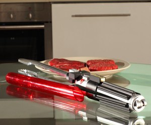 I can imagine this conversation. Obi Wan: “Your father wanted you to have this when you were old enough, but your uncle wouldn’t allow it. He feared you might follow old Obi-Wan on some damn fool idealistic crusade like your father did.” Luke: “What is it?” Obi Wan: “Your father’s lightsaber tongs. This is the utensil of a Jedi Knight. Not as clumsy or random as a spatula. An elegant utensil, for a more civilized age.”