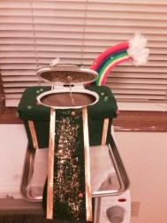 Of course, the leprechaun will fall through and won't be able to get out for awhile. But you have to account for these things.