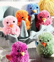 Yes, these are adorable and kids could make them. Come in a variety of colors.