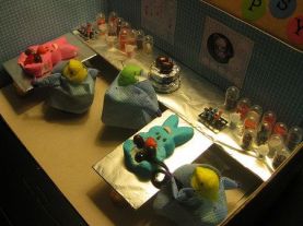 Nevertheless, looking into a real coroner's office might induce nightmares. But I think this is pretty clever. 