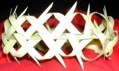 However, if you want to make this, try to find some place where they do have palms besides your church on Palm Sunday. Because nobody likes a palm hog.