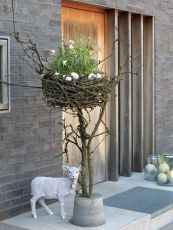 This is more of an outdoor decoration as you can see. But it sure seems rather interesting to look at to make a great conversation piece.