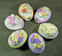 These are so lovely that I wonder how people could create stuff like this. I especially love the purple one though.