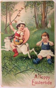 Yes, these are the same kids from the last card. And yes, it seems like the kid in red is a douche and is going to get away with stealing from the kid who's now crying. What a jerk.