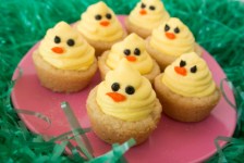 I think these are made like peanut butter cups but with chicks instead. Still, thee are so cute.