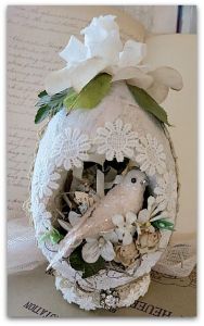 I'm sure this egg is used for either Easter or weddings. Then again, probably depends on the time of year.