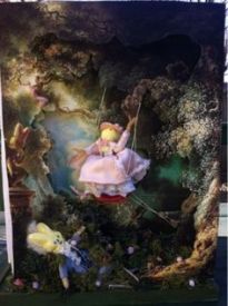 This is based on an 18th century painting by a French guy named Fragonard. It's said to be a masterpiece.