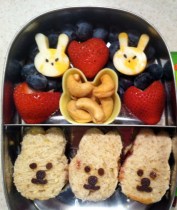 Consists of bunnies made of sandwiches and cheese. But above all, it's guaranteed to melt your heart.