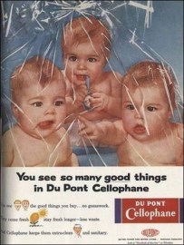 kids-babies-wrapped-cellophane-dupont