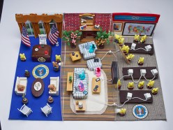 This one is in 3 areas. On left is the White House. The middle has an American home. And the one on the right is the NSA.