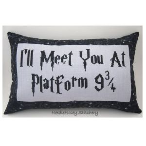 "I'll meet you at Platform 9 3/4," that's brilliant. I mean you have to be a big fan to want this.