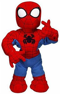 From I-Mockery: "There are some things that Spider-Man was NEVER meant to do... singing and dancing would have to be near the top of that list. Yet here he is doing just that with the Itsy Bitsy Spider-Man interactive plush doll. Having him actually dance to the Itsy Bitsy Spider song has got to be the most embarrassing thing to ever happen to him. And that's saying a lot consider we're talking about Peter Parker here."