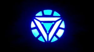 This is the heart Tony Stark created in Iron Man 2 in which he invented a new element. Still, it's rather pretty.