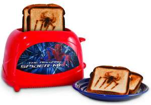 Because nothing makes a kid excited for breakfast than having a burned spider on their toast. Not recommended for those who are afraid of spiders.