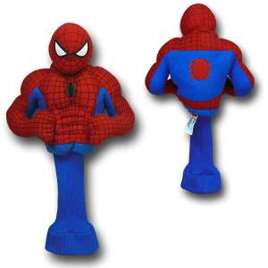 Not sure if I'd put Spider Man and golf together. However, I think just has a partial body of him followed by a sock tube.