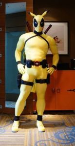 Now that's just the worst Pikachu I've seen. Still, it's pretty funny since it's Deadpool.