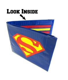 Because as nothing keeps Metropolis safe like Superman, so should this wallet for your money. And it's in Superman's colors, too.