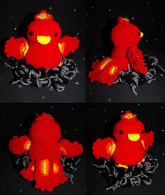 This shows how the bird looks at 4 different angles. Nevertheless, this is adorable.