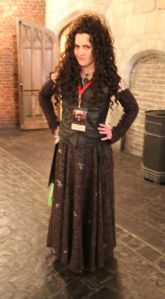 You may forget this, but she's married, even though she's really not that into her husband. Also, she's fanatically devoted to Voldemort and can be incredibly scary.