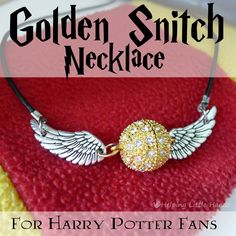 Or so it seems like it since it looks as if the clasps are in the center. Still, not sure why they'd have a Golden Snitch in Quidditch in the first place other than it being a quick way to end a match.