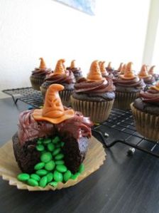 And it seems whoever opened this cupcake is in Slytherin. Still, at least they're chocolate.